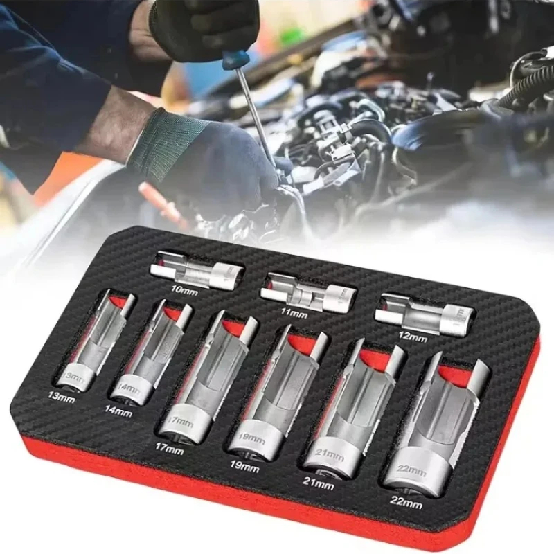 Rotary Tool Kit - 9피스 연료 라인 소켓 렌치 세트