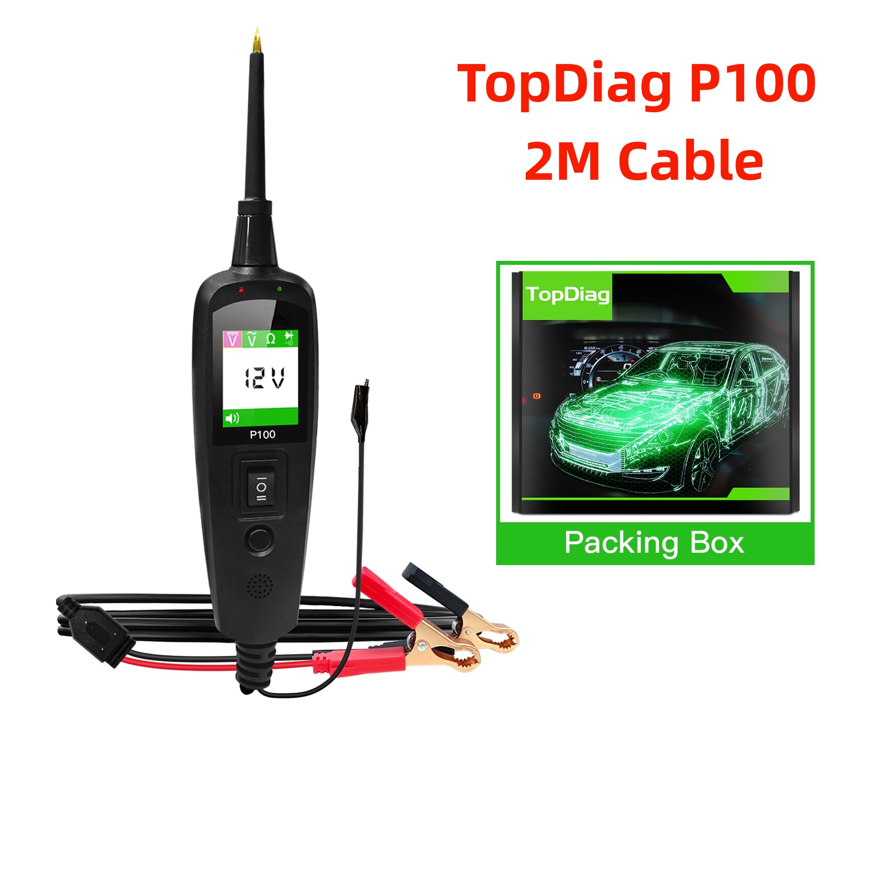 Kit Power Tools - 탑디아그 P100 2M 자동차 전기 회로