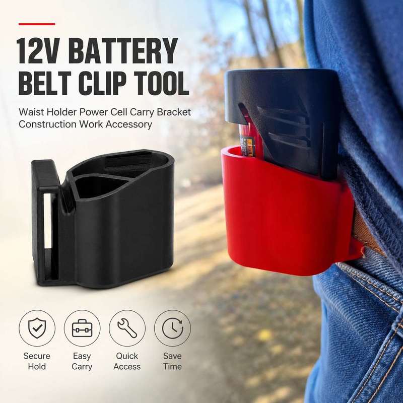 Power Tools For Construction Work - 12V 배터리 벨트 클립 도구 허리