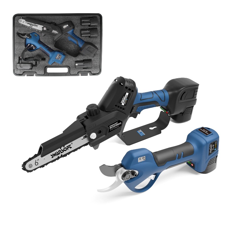 Kit Power Tools - 【베스트셀러】무선 브러시리스 전기 전정가위 및 전기톱