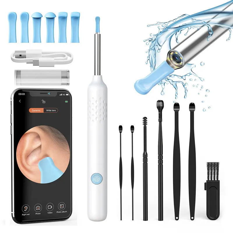 비디오 카메라용 귀 청소기, 귀지 청소용 이어스코프,  - Health Power Tools 리뷰 및 가격
