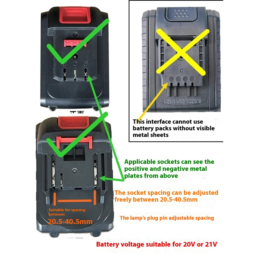 21V 전동 공구 리튬 배터리 다용도 LED 작업등 투 - Power Tools For Construction Work 리뷰 및 가격
