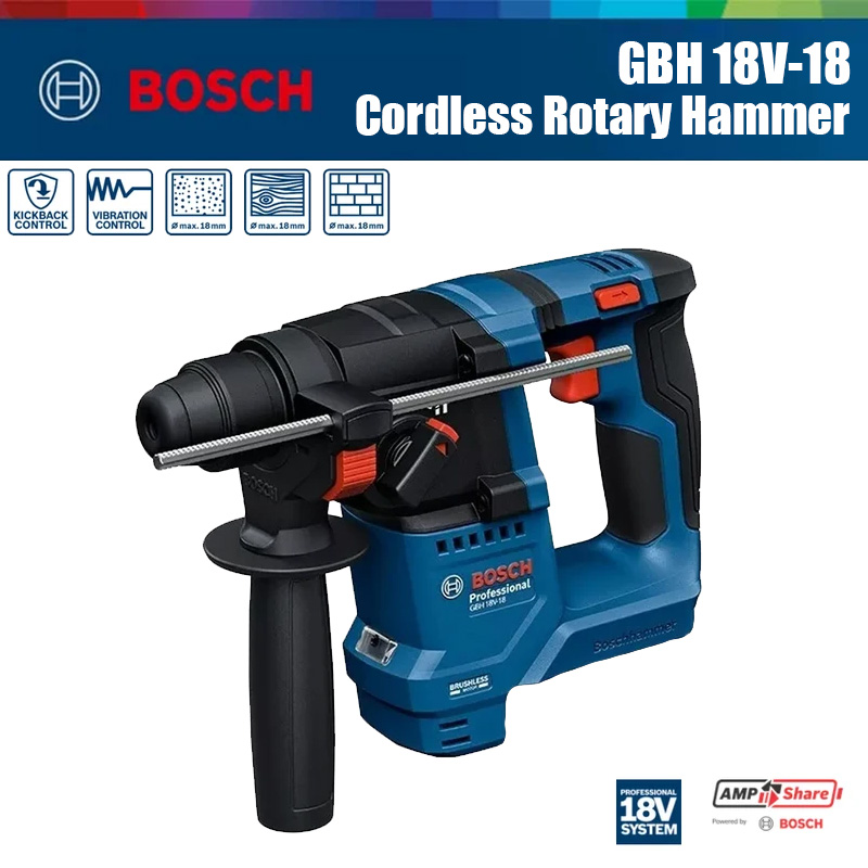 보쉬 GBH 18V-18 무선 로터리 해머 1.5J 임 - Hammer Drill Sds 리뷰 및 가격