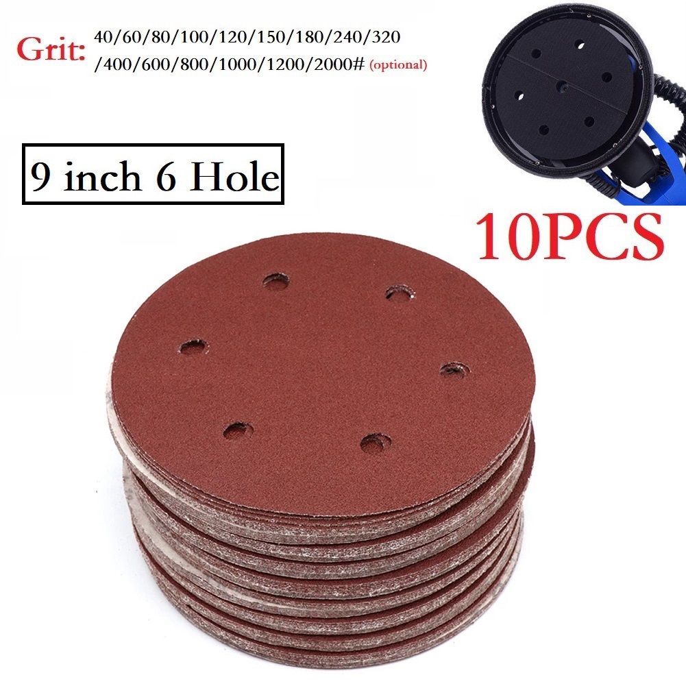 10개 9인치 사포 225mm 6홀 샌딩페이퍼 40-2 - Power Tools Wallpaper 리뷰 및 가격