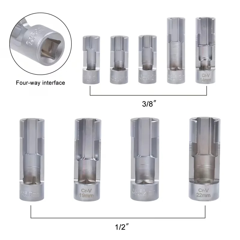 9피스 연료 라인 소켓 렌치 세트 10-22mm 1/4 - Rotary Tool Kit 리뷰 및 가격
