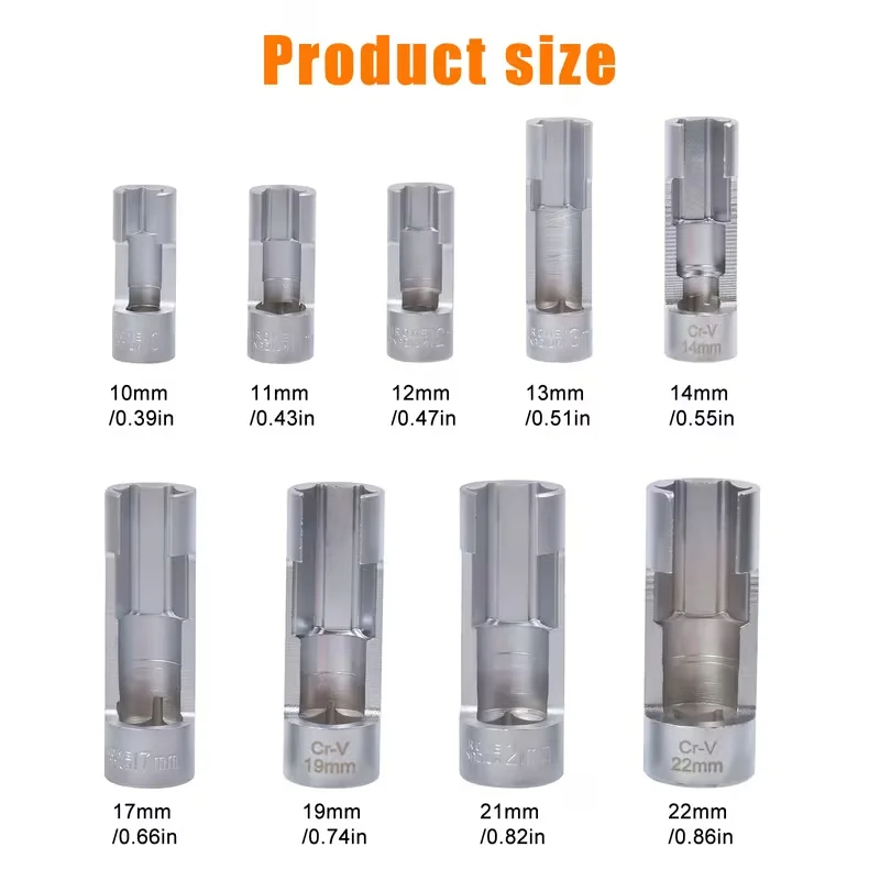 9피스 연료 라인 소켓 렌치 세트 10-22mm 1/4 - Rotary Tool Kit 리뷰 및 가격