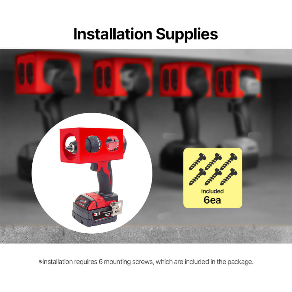 범용 18V 드릴 벽걸이형 홀더, 무선 전동 드릴용 고 - Power Tools Storage 리뷰 및 가격