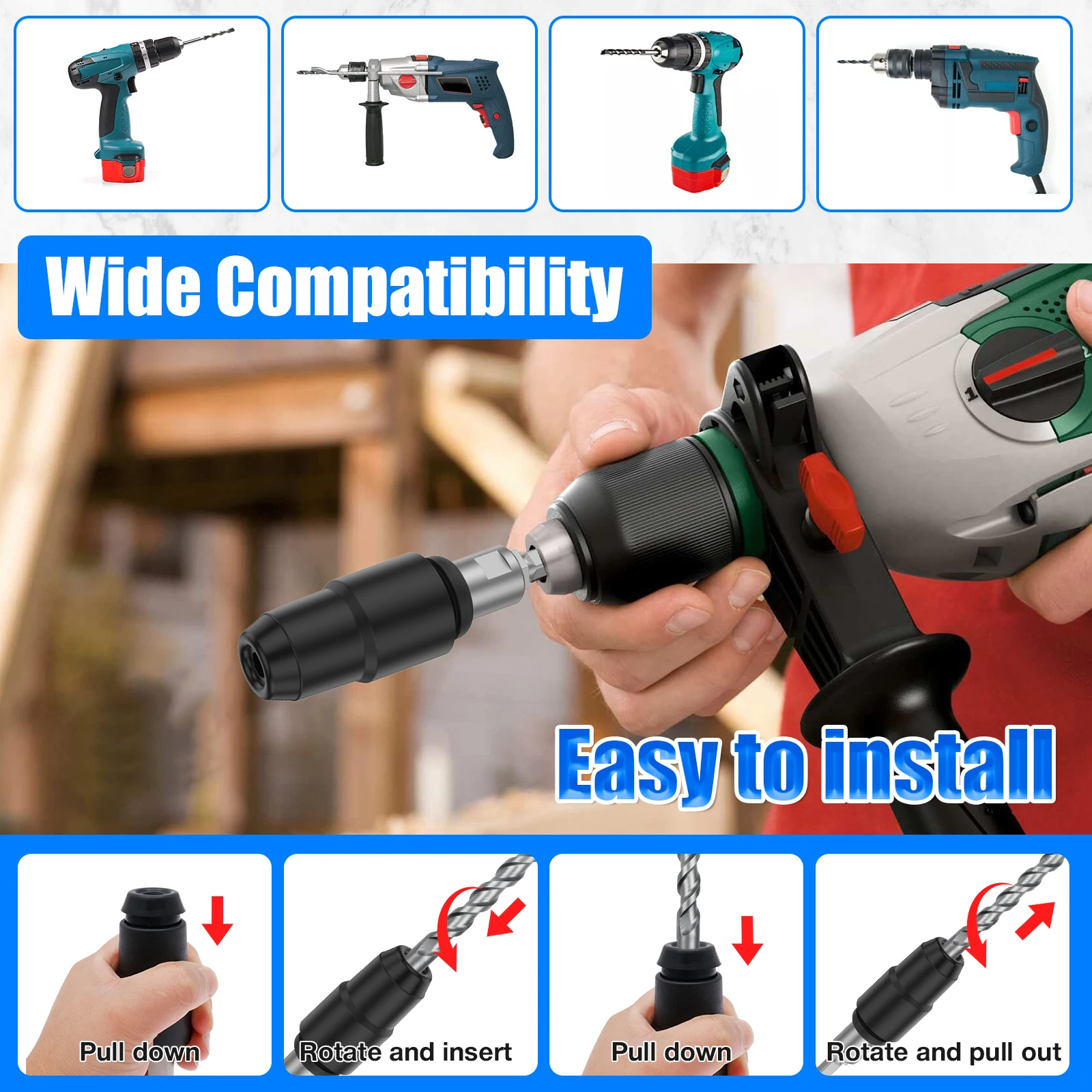 1Pc SDS 플러스에서 SDS 맥스로 어댑터, 로터리 - Hammer Drill Sds 리뷰 및 가격