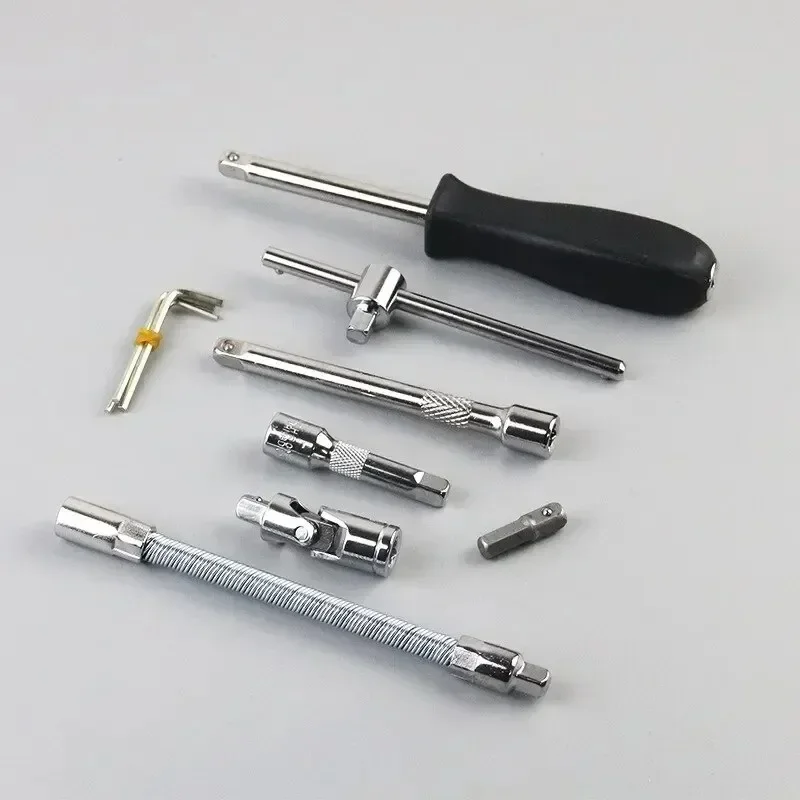 46피스 소켓 세트 자동차 수리 도구 라쳇 렌치 폴 스 - Rotary Tool Kit 리뷰 및 가격