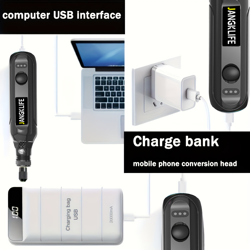 JANGKLIFE USB 무선 로타리 도구 키트 목공  - Power Tools Ingco 리뷰 및 가격