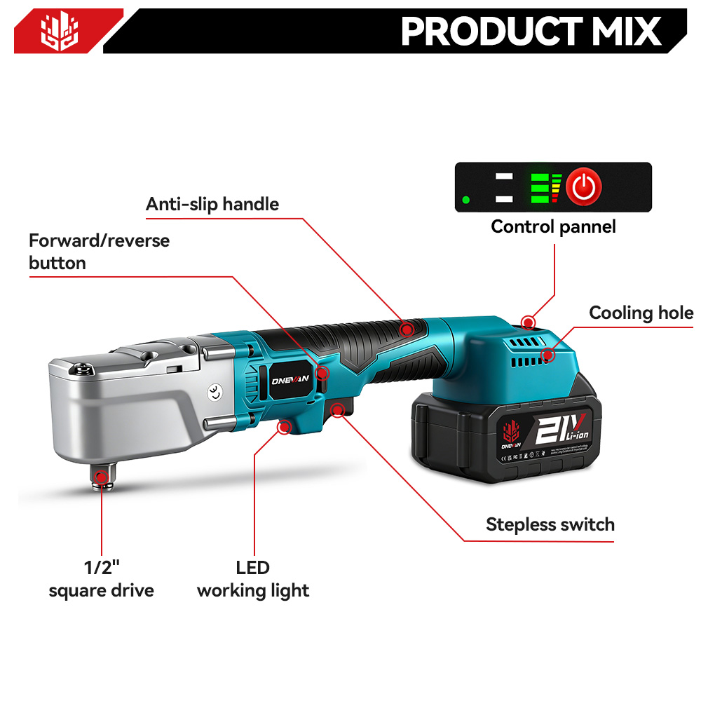 원반 2400W 브러시리스 전동 라쳇 렌치 1000NM - Power Tools Ingco 리뷰 및 가격