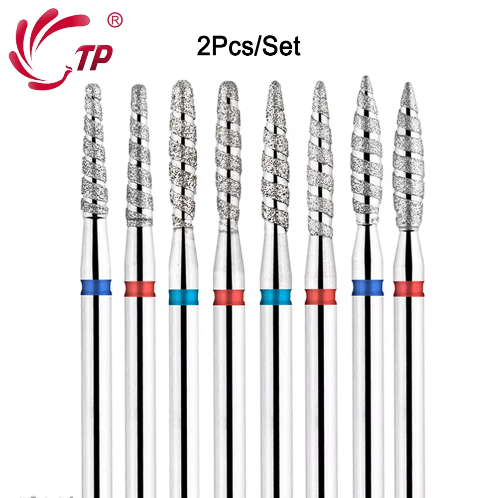 TP 2pcs 불꽃 다이아몬드 네일 드릴 비트 3/32 - Power Tools Sander 리뷰 및 가격