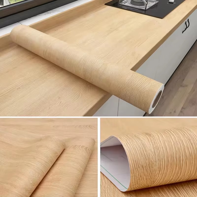 PVC 비닐 노란색 오크 무늬 장식용 자가 접착식, 제 - Power Tools Wallpaper 리뷰 및 가격