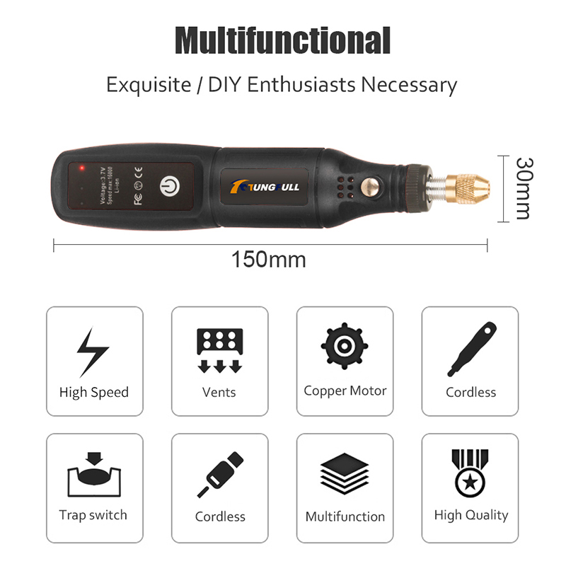 USB 각인펜 미니 그라인더 기계 로터리 공구 키트 충 - Power Tools Ingco 리뷰 및 가격