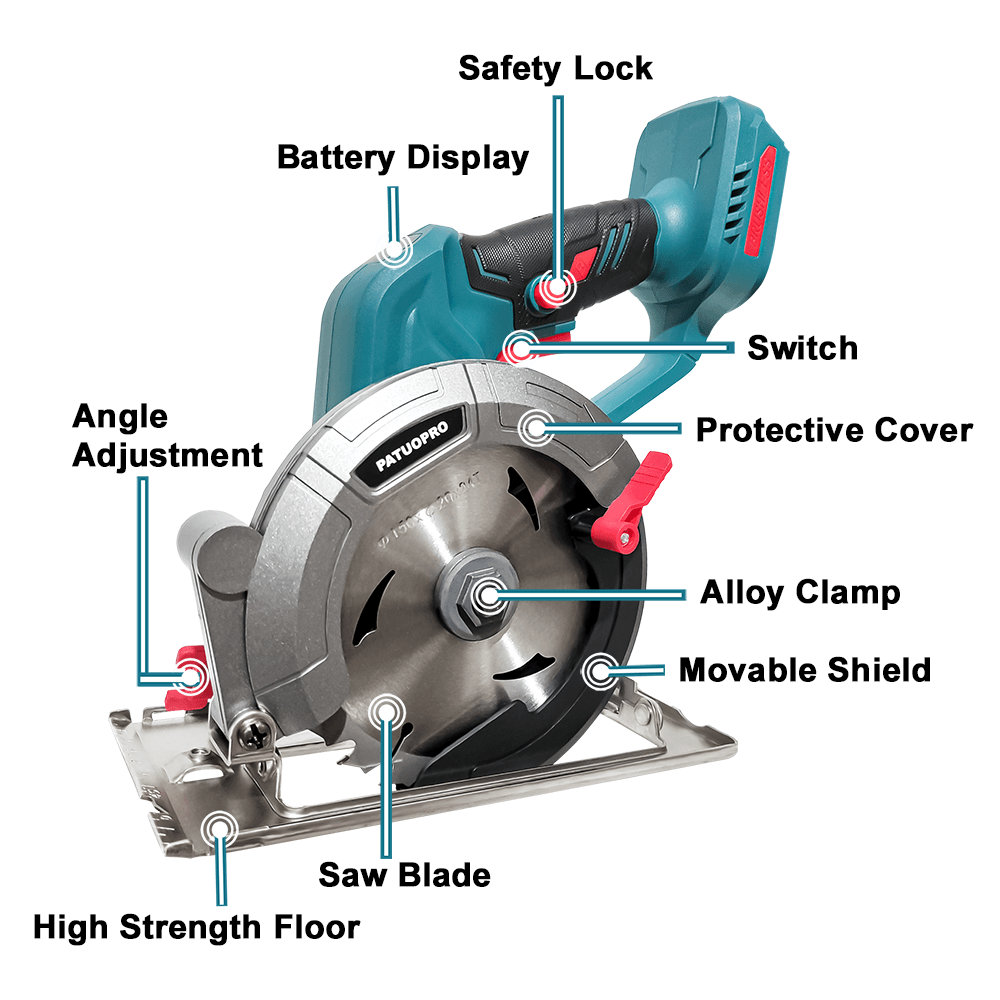 PATUOPRO 6 인치 브러시리스 원형 톱 소형 전기 - Power Tools Ingco 리뷰 및 가격